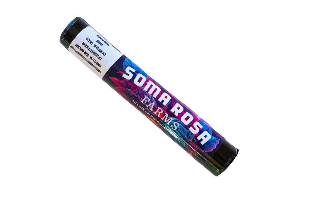 Soma Rosa Farms - Pave x Tree Flipin - Pre Roll 1g - 1