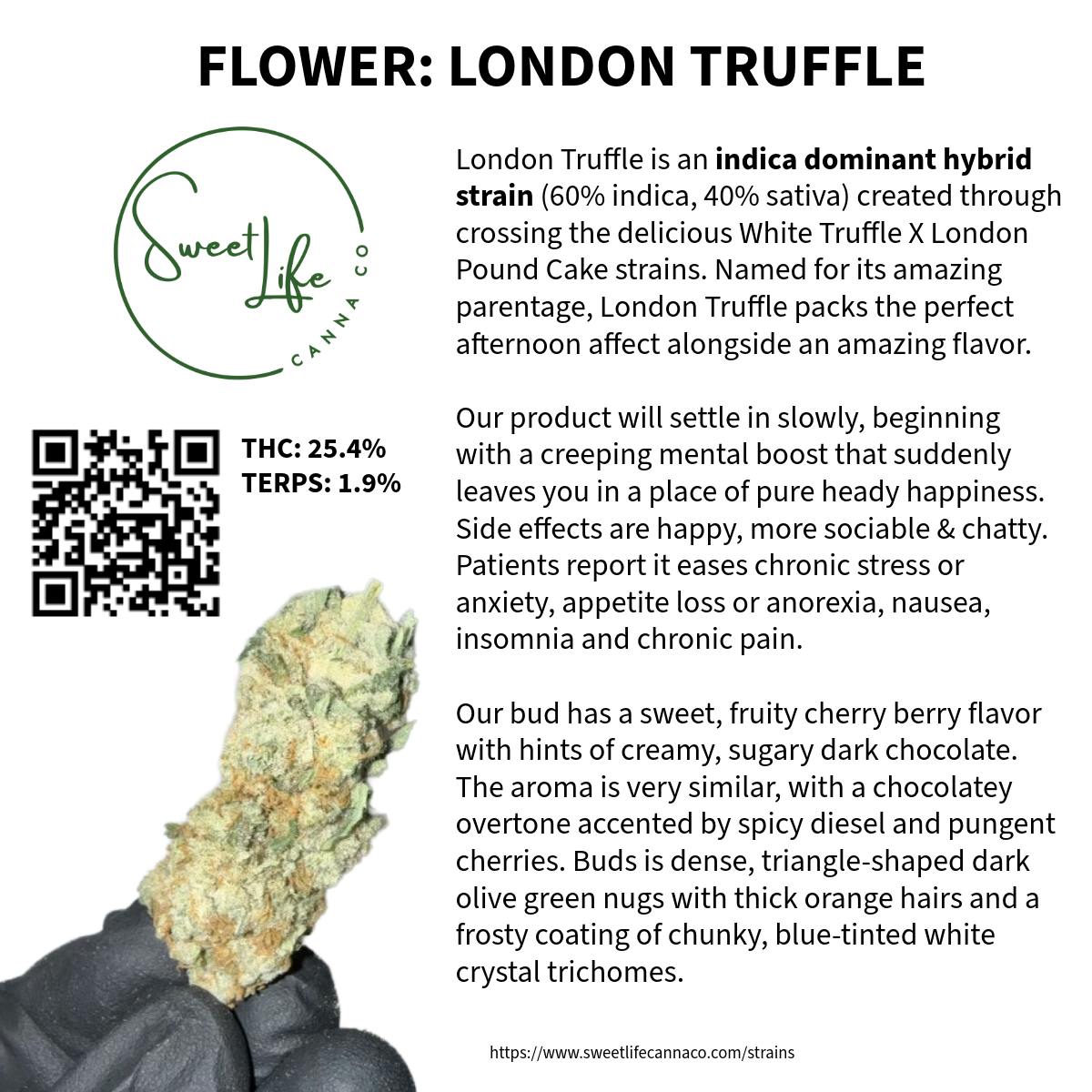 Sweet Life Canna Co - London Truffle (3.5 Gram Bag) - 1