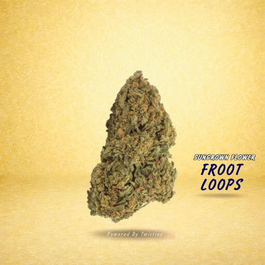 Twistiez - Froot Loops - SunGrown Flower - 28g - Indica- New Drop - 1