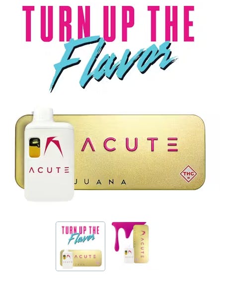 Acute - Acute | Lemon Cherry Gelato | AIO Disposable Vape (1g) - 1