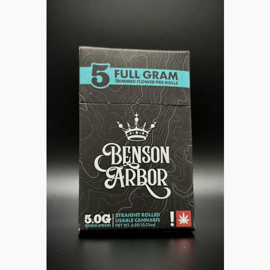 Benson Arbor - J LENO #5 - 1G Pre-Roll 5pk - 1