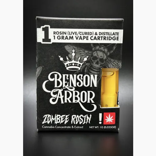 Benson Arbor - Blueberry Muffin F4 #4 - Zombee Rosin Vape Cartridge 1G - 1