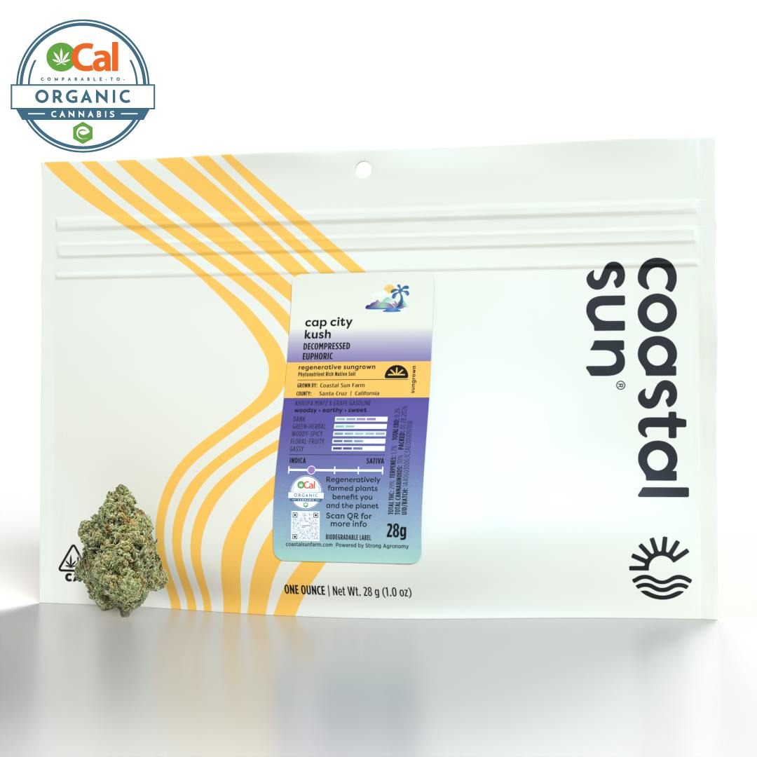 Coastal Sun - Cap City Kush Sungrown Flower 28g - 1