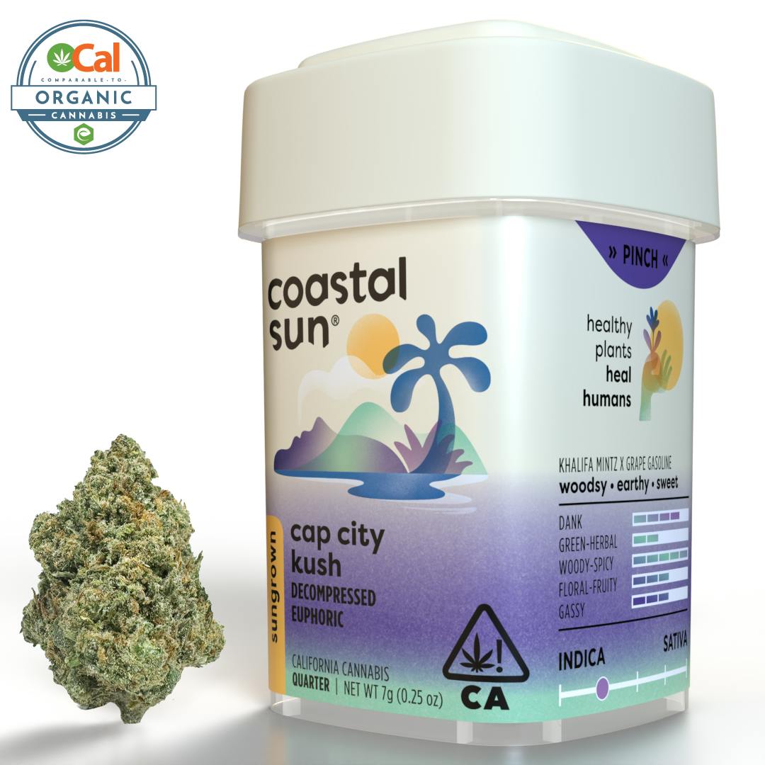 Coastal Sun - Cap City Kush Sungrown Flower 7g - 1