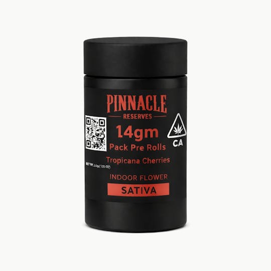 Pinnacle Reserves - PINNACLE RESERVE Tropicana Cherries 14gm Pre Roll Pack - 1