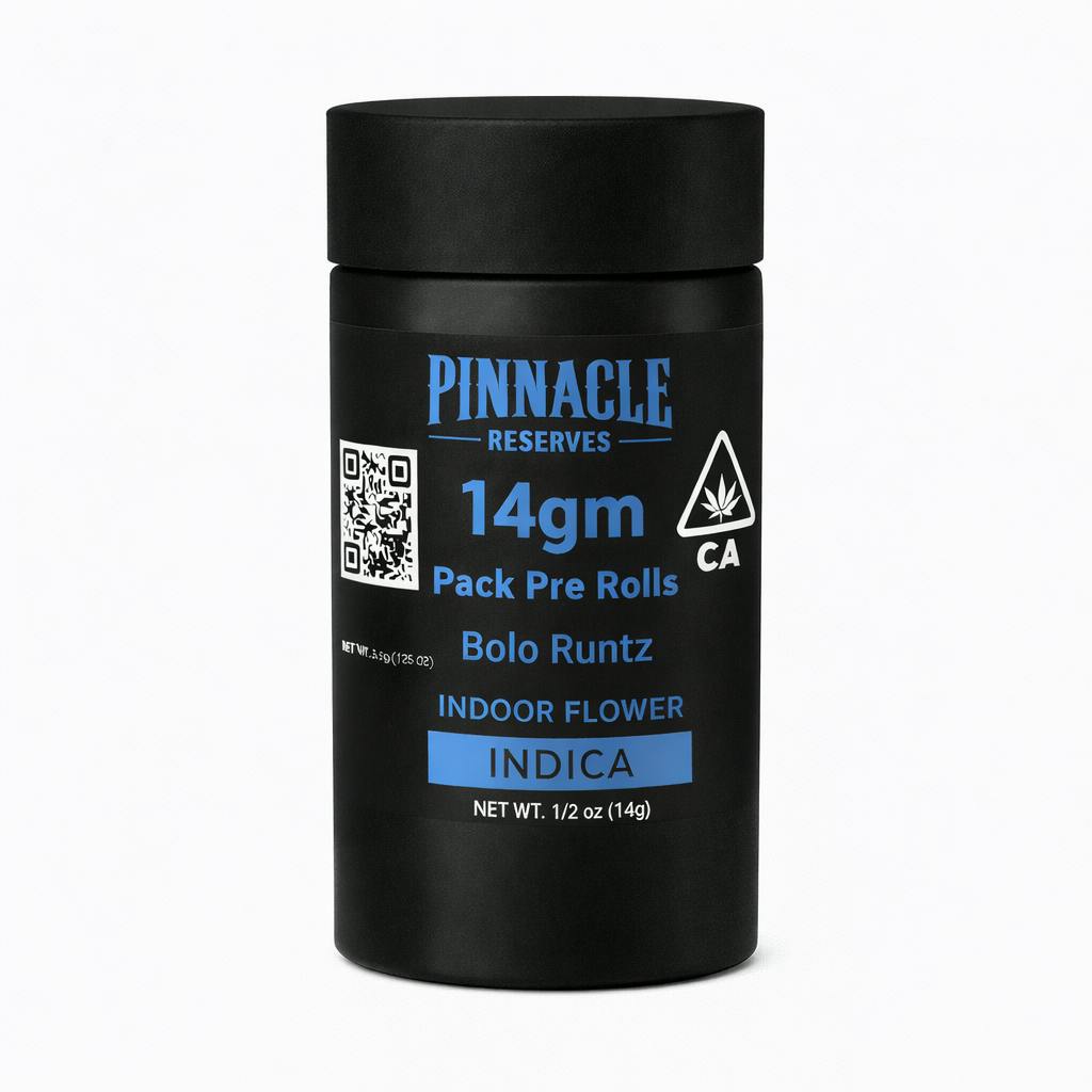 Pinnacle Reserves - PINNACLE RESERVE Bolo Runtz 14gm Pack Pre Rolls - 1