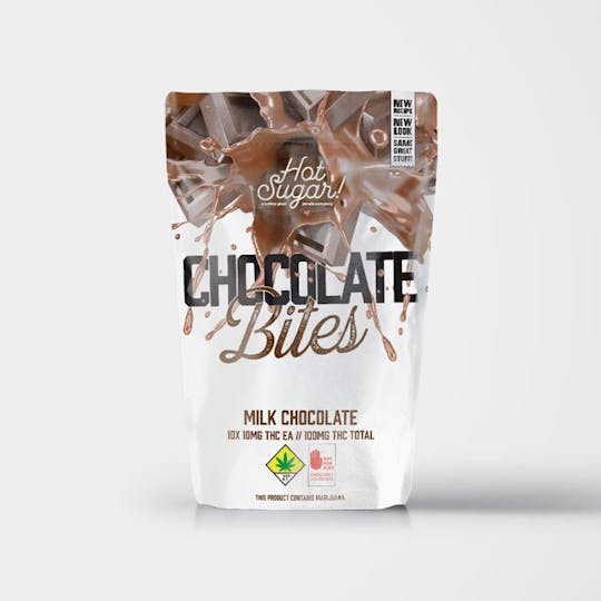 Hot Sugar! - Milk Chocolate Bites (100mg) Sativa - 1