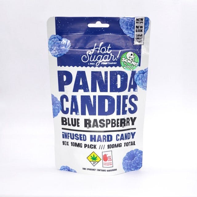Hot Sugar! - Sour Blue Raspberry Panda Candies - 1