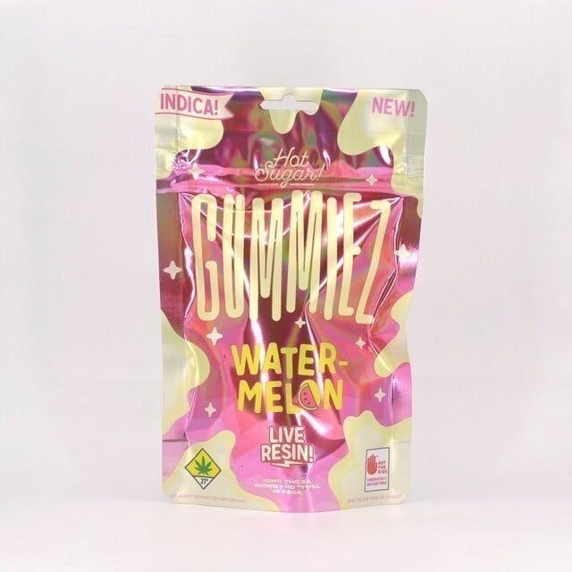 Hot Sugar! - Hot Sugar! | Gummiez | Watermelon Gummies | 100mg | 10ct | 10mg/ea - 1