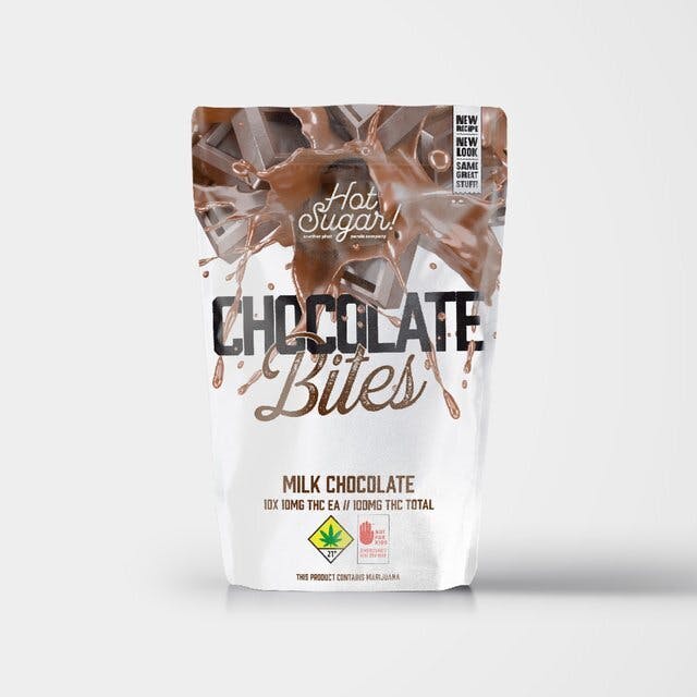 Hot Sugar! - Milk Chocolate Bites (100mg) Indica - 1