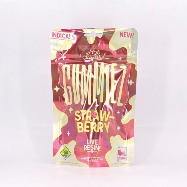 Hot Sugar! - Strawberry LR Gummiez (100mg) Indica - 1