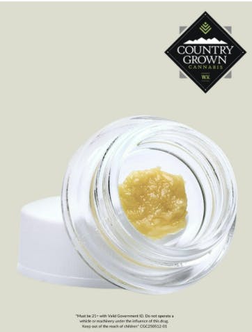 Country Grown - Country Grown - Pineapple Gum Cured Rosin 1g - 1