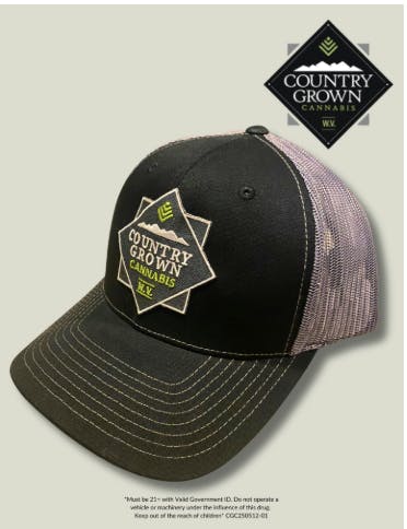 Country Grown - Country Grown - Black Trucker Hat - 1