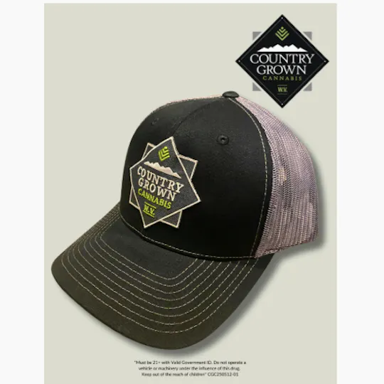 Country Grown - Country Grown - Black Trucker Hat - 1
