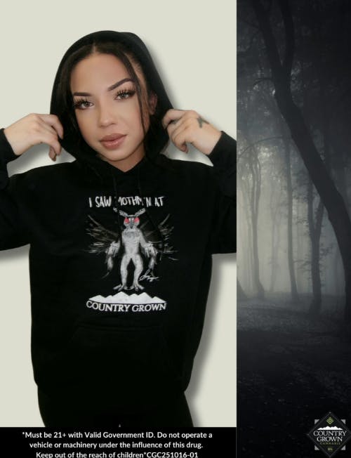 Country Grown - Country Grown - Mothman Hooded Sweatshirt - 1