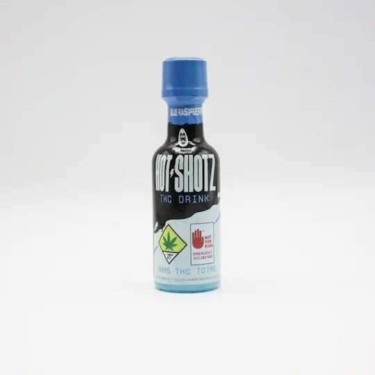 Hot Shotz - Hot Shotz | Blue Raspberry | Non-Carbonated | 100mg | 2oz - 1