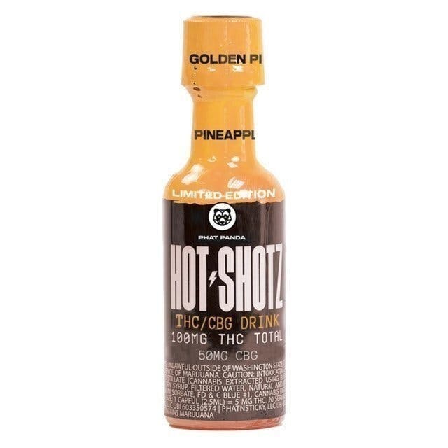 Hot Shotz - Hot Shotz | Golden Pineapple | Non-Carbonated | 100mg | 2oz - 1