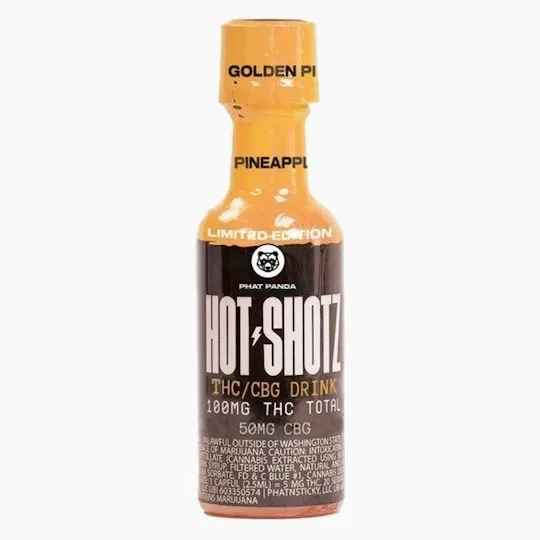 Hot Shotz - Hot Shotz | Golden Pineapple | Non-Carbonated | 100mg | 2oz - 1