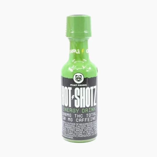 Hot Shotz - Hot Shotz | Green Apple Energy | Non-Carbonated | 100mg | 2oz - 1