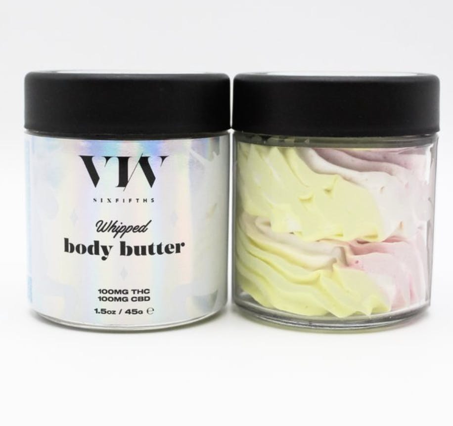 Six Fifths - Six Fifths - Unicorn Whipped Body Butter 1:1 THC:CBD 100mg - 1