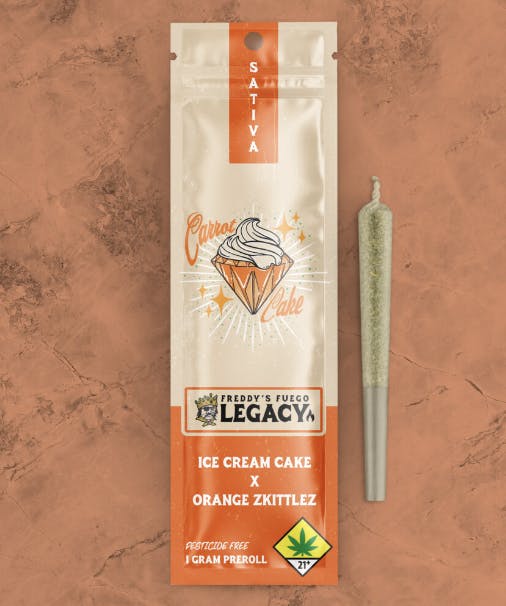 Freddy's Fuego - Carrot Cake - Legacy Pre Roll 1g - 1