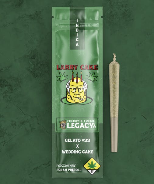 Freddy's Fuego - Larry Cake - Legacy Pre Roll 1g - 1