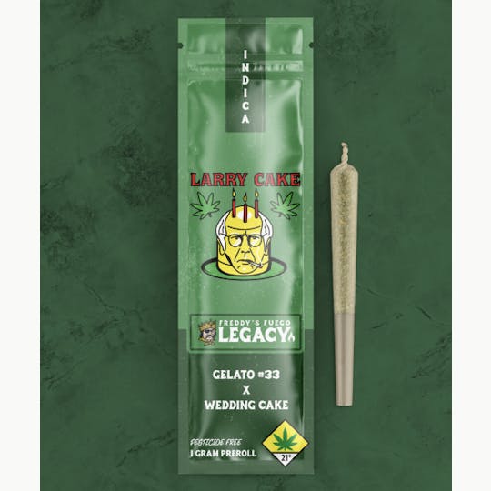 Freddy's Fuego - Larry Cake - Legacy Pre Roll 1g - 1
