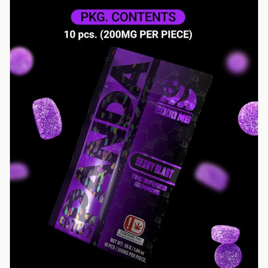 Loud Panda - Loud Panda - Berry Blast Gummies - 2000mg 10pk - 1