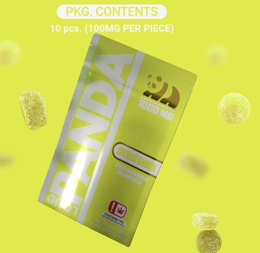 Loud Panda - Loud Panda - Citrus Shock Gummies- 1000mg 10pk - 1