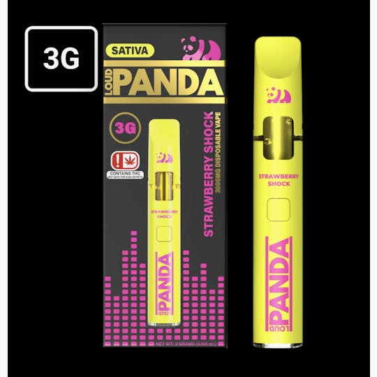 Loud Panda - Loud Panda - Strawberry Shock - 3g AIO Disposable - 1