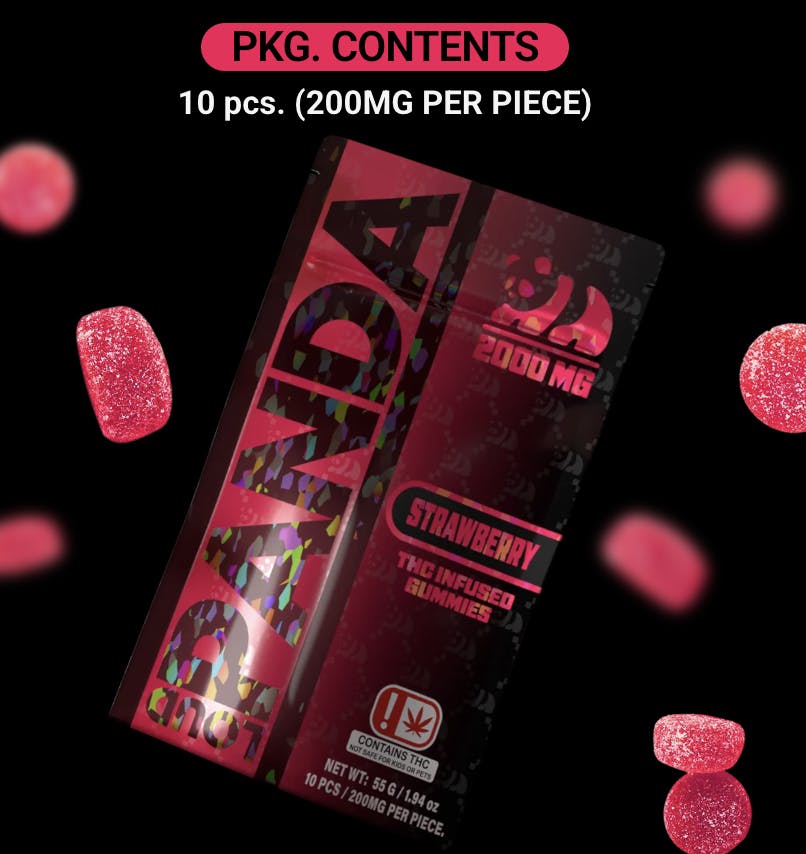 Loud Panda - Loud Panda - Strawberry Gummies - 2000mg 10pk - 1