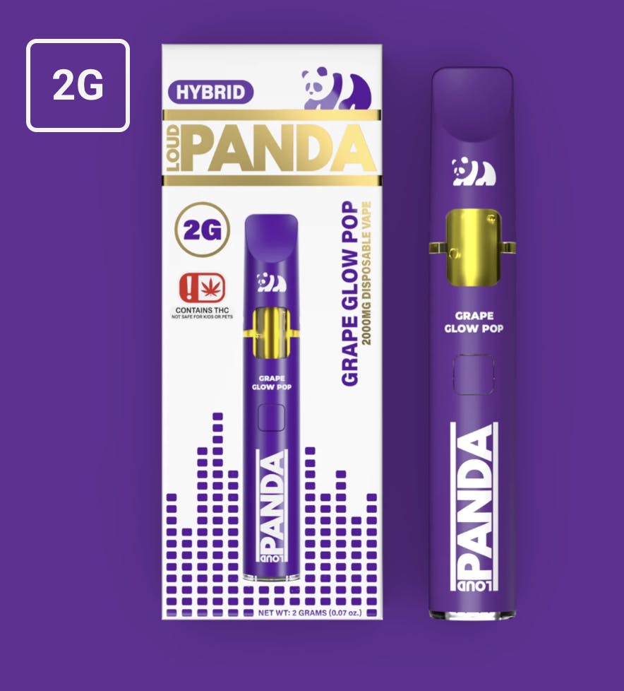 Loud Panda - Loud Panda - Grape Glow-Pop - 2g AIO Disposable - 1