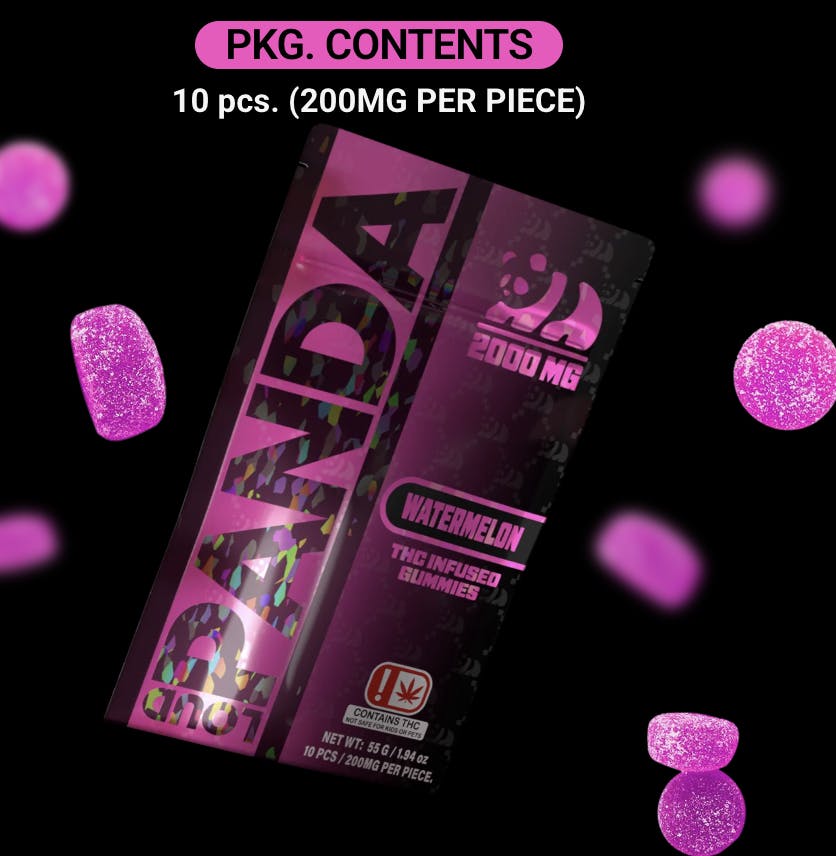 Loud Panda - Loud Panda - Watermelon Gummies - 2000mg 10pk - 1