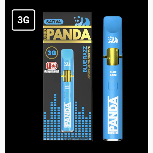 Loud Panda - Loud Panda - Blue Razz - 3g AIO Disposable - 1