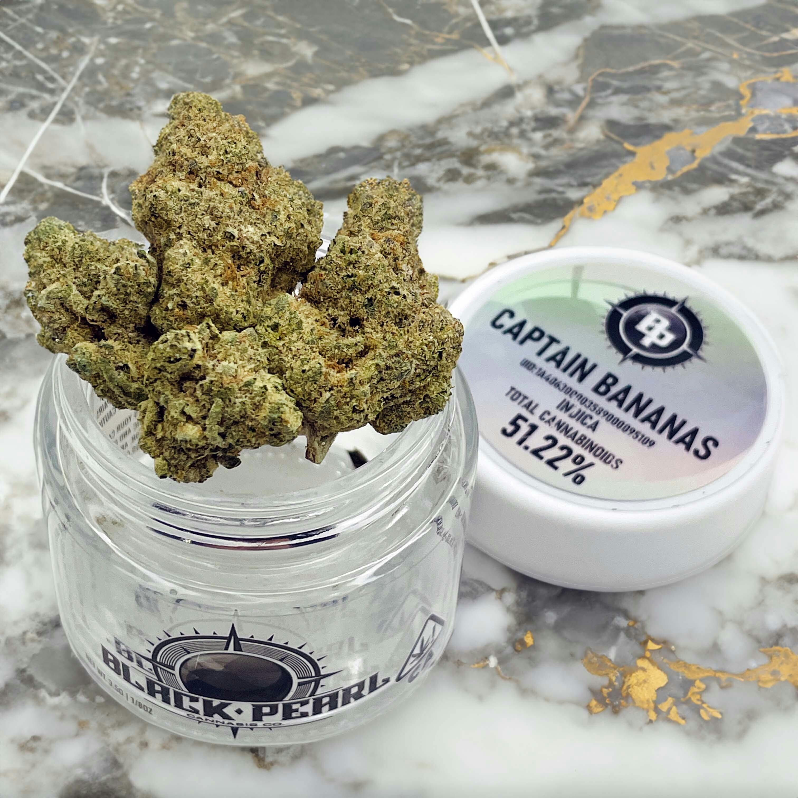 Twenty Two K / 22k - BLACK PEARL - Diamond Coated Indoor Flower - Captain Bananas - 3.5g | 1/8oz - 1