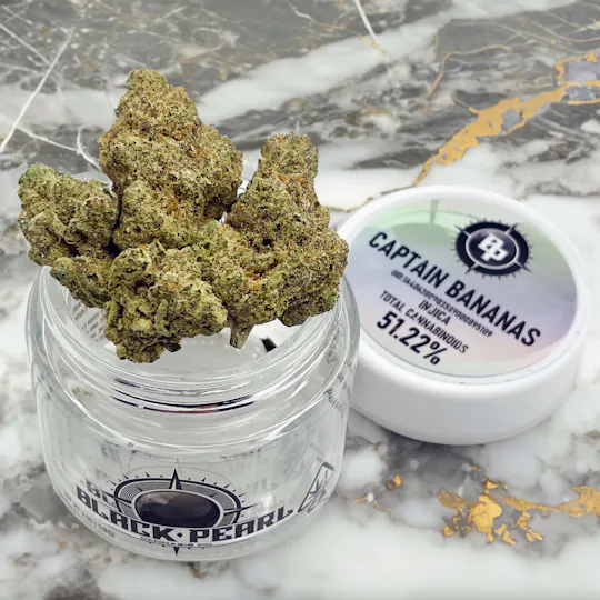 Twenty Two K / 22k - BLACK PEARL - Diamond Coated Indoor Flower - Captain Bananas - 3.5g | 1/8oz - 1