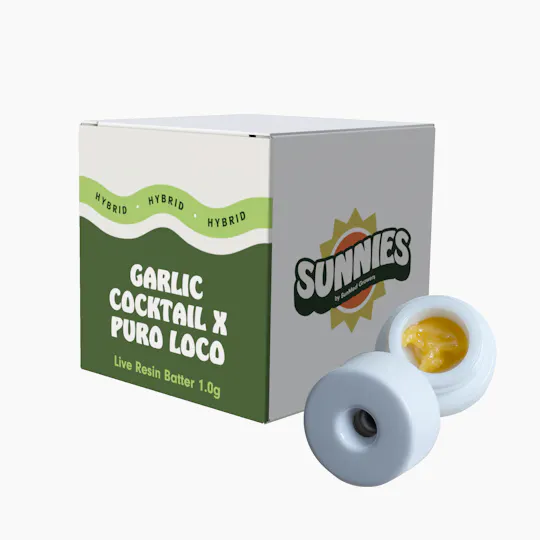 SunMed Growers - Garlic Cocktail x Puro Loco Live Resin Batter 1.0g - 1