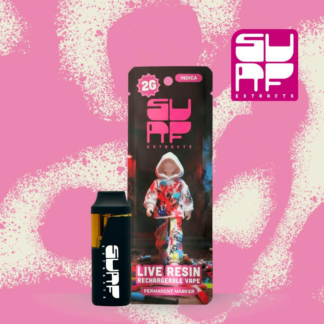Surf Extracts - Surf Extracts | Permanent Marker | Live Resin Disposable | 2g - 1