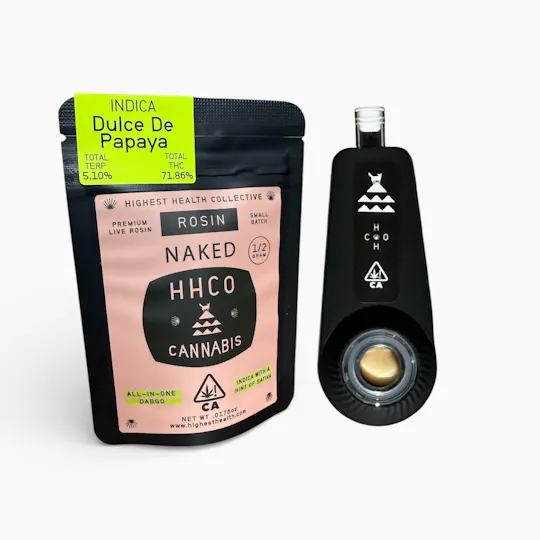 Highest Health Collective - HHCo | Naked Dabgo | Dulce De Papaya | Disposable | 0.5g - 1