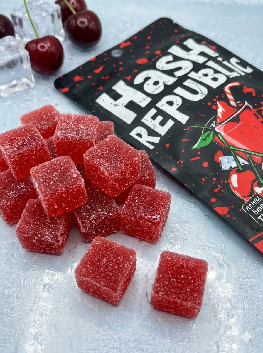 Hash Republic - Micro-Dose Vegan Gummies | Cherry Slush | Hash Republic - 1