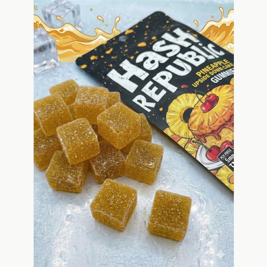 Hash Republic - Micro-Dose Vegan Gummies |Pineapple Upside Down Cake | Hash Republic - 1