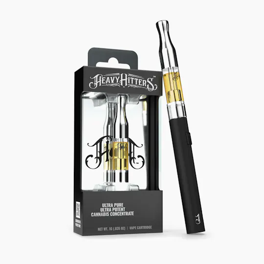 Heavy Hitters - Strawberry cough | S - Ultra Extract High Purity Oil - 1G Vape Cartridge - 1
