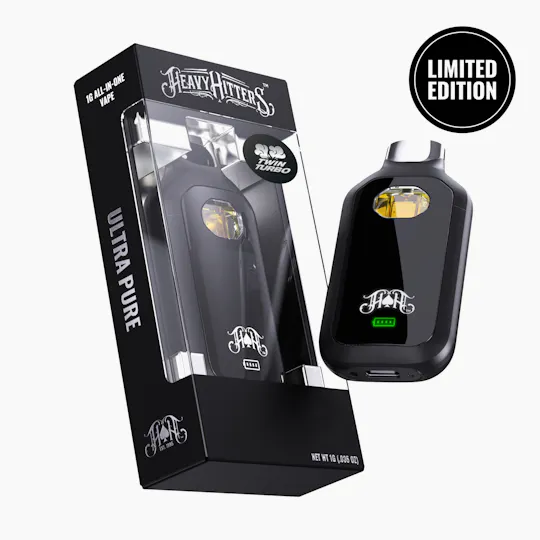 Heavy Hitters - Hindu Kush | Indica - Ultra Extract High Potency Oil - 1G All-In-One Vape - 1