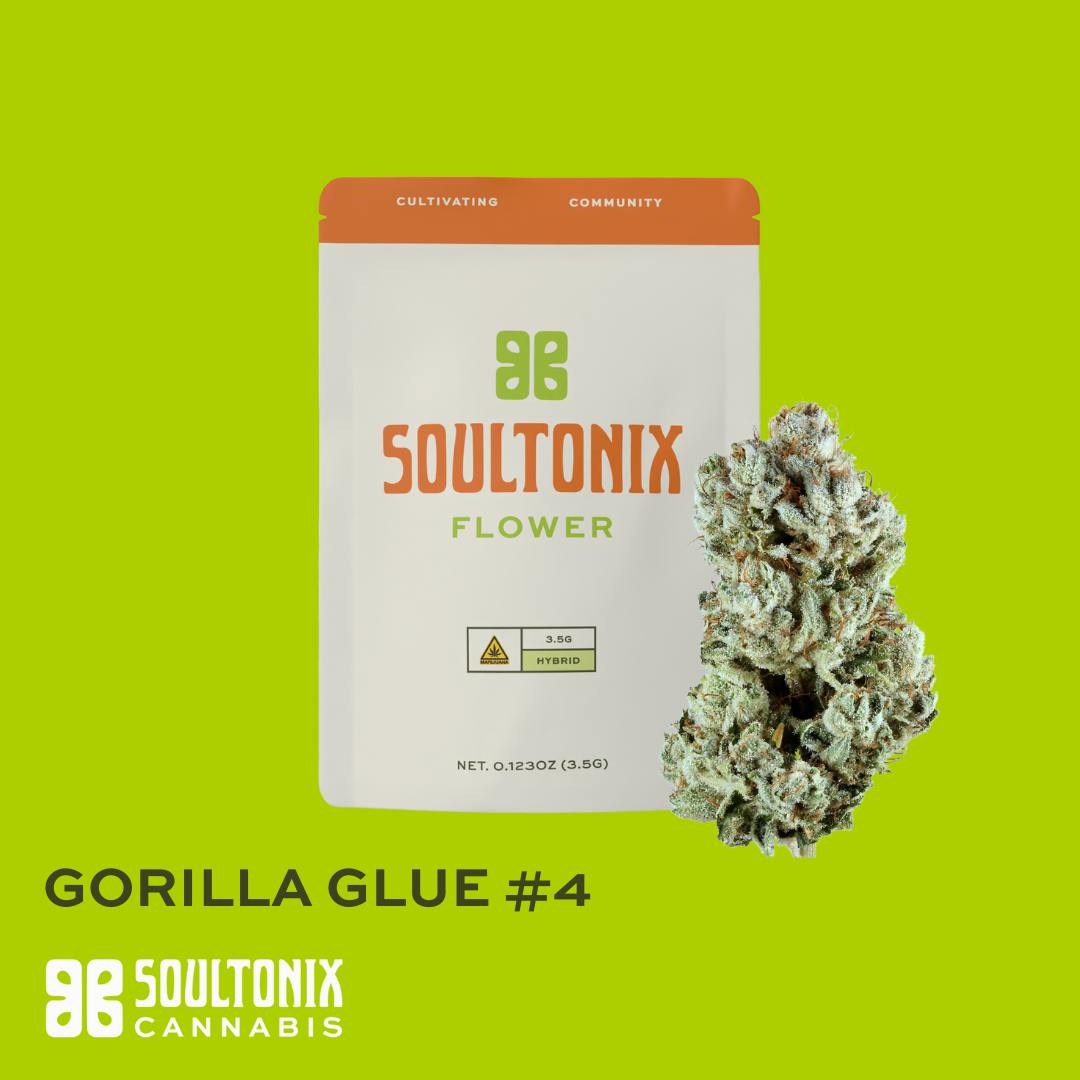 SoulTonix - SoulTonix | Gorilla Glue #4 (GG4) | Big Buds | 3.5g - 1