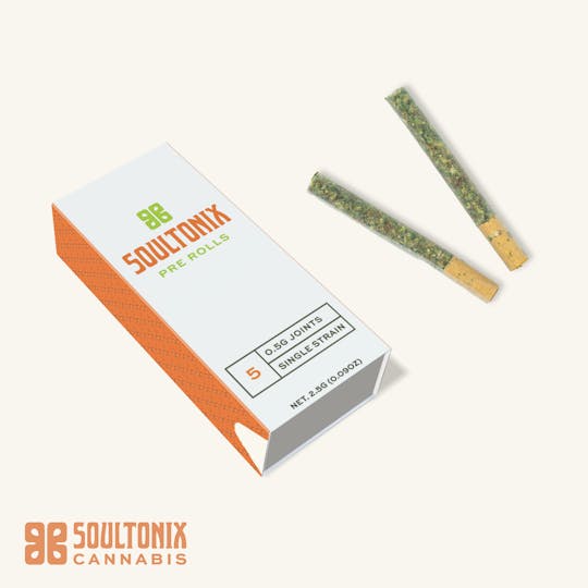 SoulTonix - Honey Bun – Pre–Roll – .5g – 5 Pack (2.5g) - 1