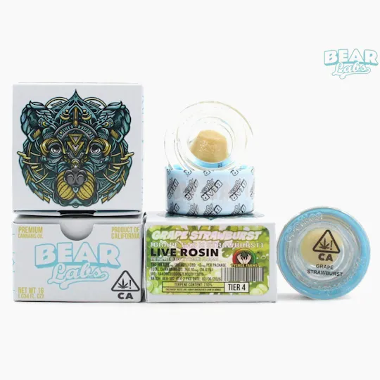 Bear Labs - BEAR Labs - Grape strawburst - Rosin Tier 4 - 1