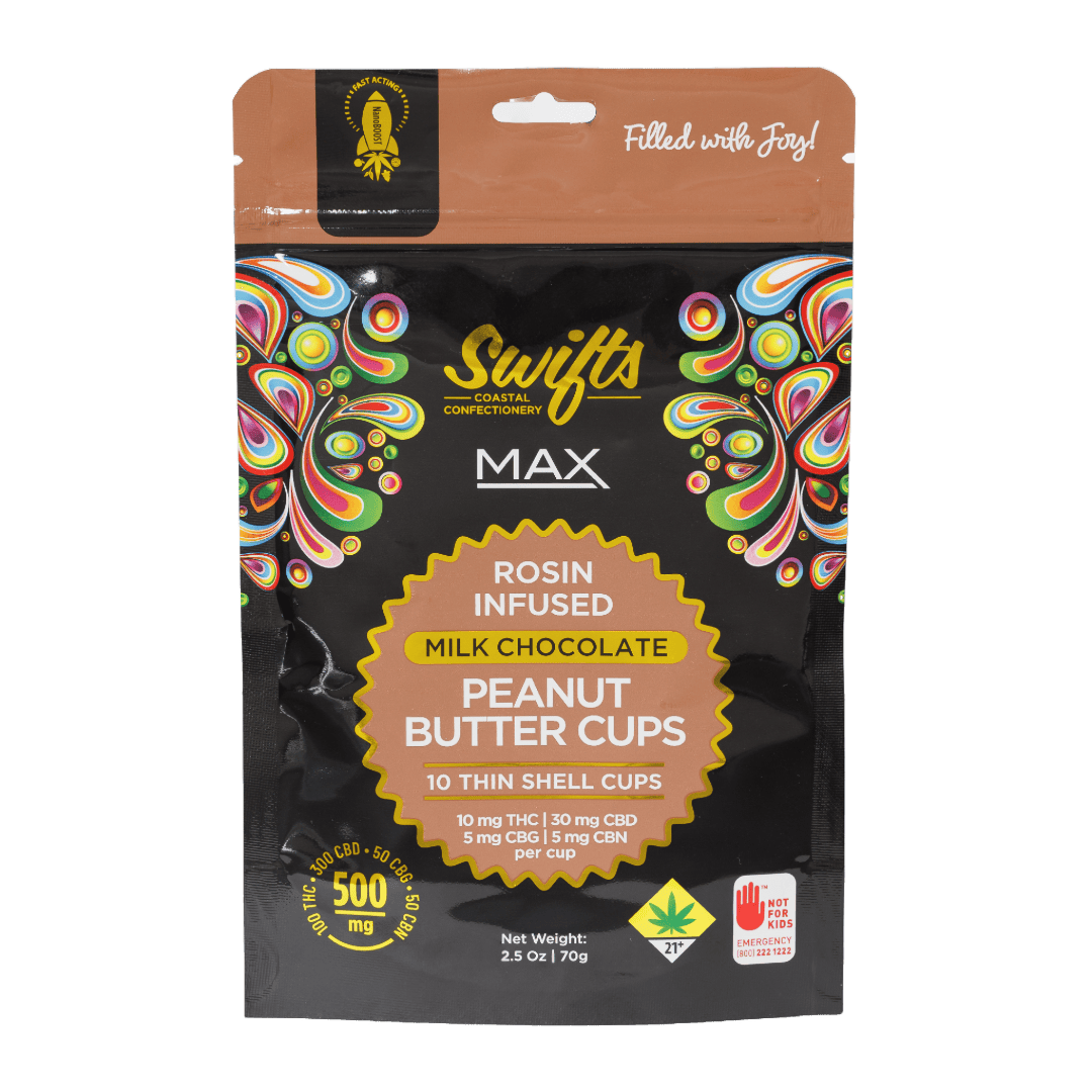 Swifts Edibles - Swifts Peanut Butter Cups Milk Chocolate MAX | 50mg - ROSIN - 1