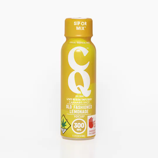 Swifts Edibles - CQ 2oz Shots - Old Fashion Lemonade 300mg | 1:1:1 THC:CBC:CBG - Focus - 1