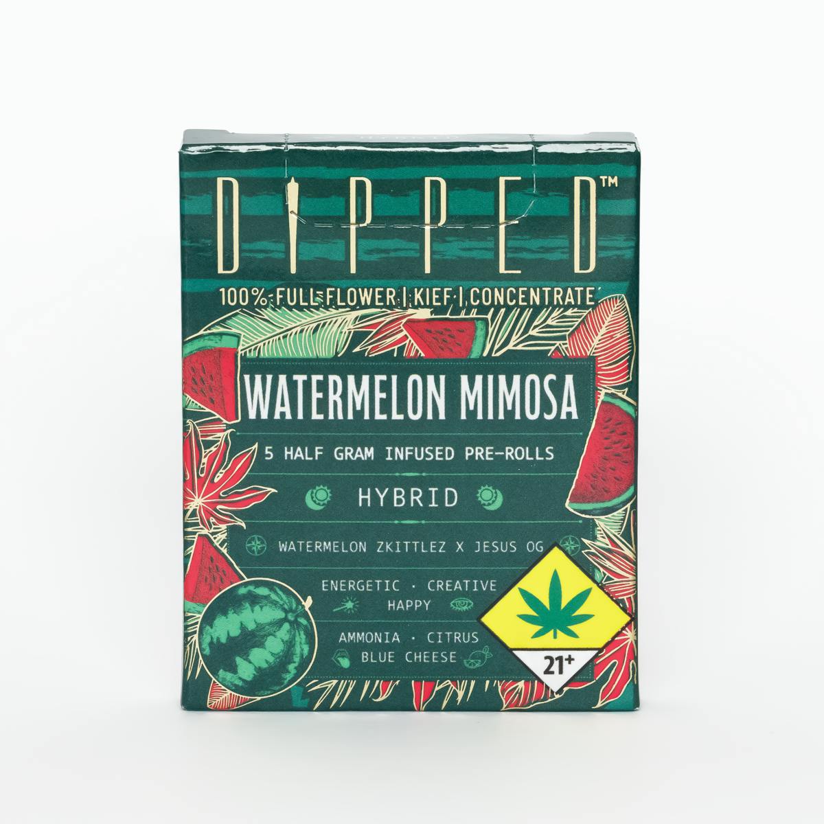 Swifts Edibles - Dipped Watermelon Mimosa Flavored Infused Pre-Roll 5g - 5pk - 1