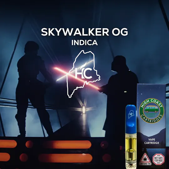 High Coast - High Coast 1G THC Cartridge - Skywalker OG (Indica) - 1